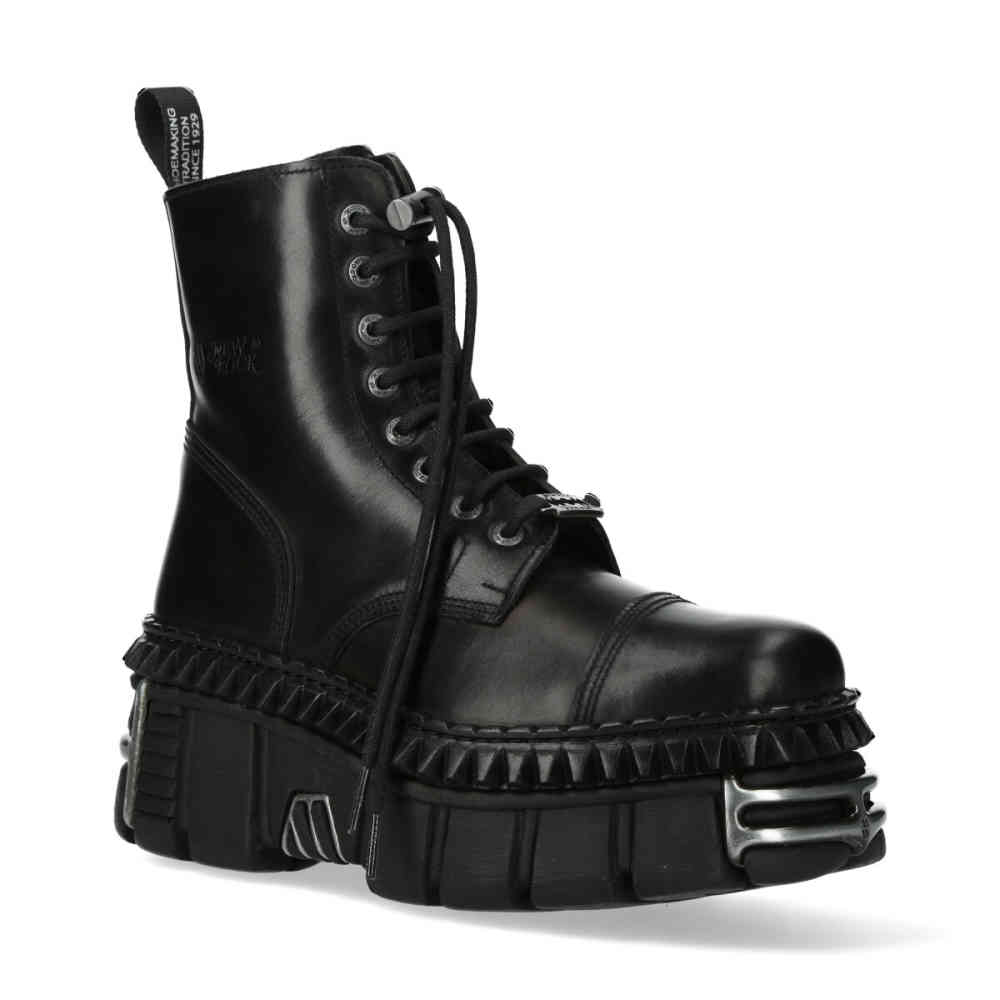 New Rock - M-WALL083CCT-S9 Bottines - Noir